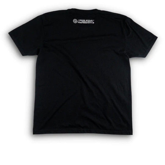 GBRS Nocturnal Professionals t-Shirt in black from back